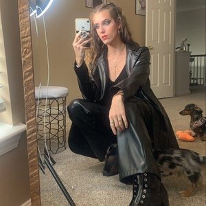 Faux Leather Jacket